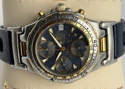 Zodiac Automatic Chronograph 406.41.15, Gold Dot 